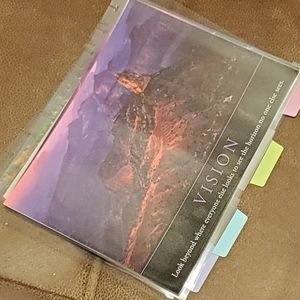 Homemade cover and 4 dashboards/dividers for a classic size disc bound planner